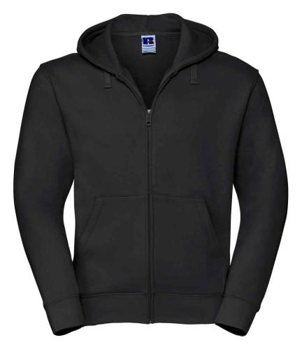 Russell Authentic Zipped Hood - Black - 3XL